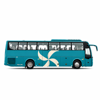 Bus touristique TENGLONG 12m 53 places Euro III Diesel avec moteur arrière Cummins et salle de bain