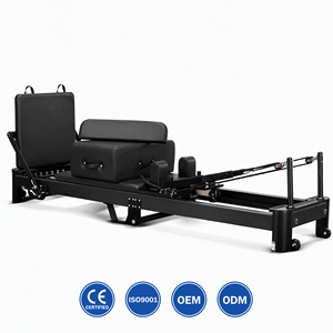 Pilates Reformer Plegable Máquina <span class=keywords><strong>Multifuncional</strong></span> <span class=keywords><strong>de</strong></span> Aluminio Negro para Yoga y Pilates con Garantía <span class=keywords><strong>de</strong></span> 5 Años - Product Image 1