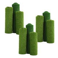 Faux gazon artificiel personnalisé bon marché pour terrains de football, installation de terrains de golf muraux avec tapis vert à bon prix