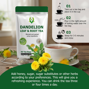 Best Selling ODM Dandelion Leaf Root Tea Bags Dietary <b>Supplement</b> Promote Resist Oxidation and Promote Digestive Function - Product Image 2