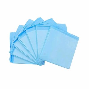 แผ่นรองซับฉี่แบบใช้แล้วทิ้งสำหรับผู้ใหญ่ ขนาด 60*90 ซม. ผลิตจากเยื่อฟลัฟฟ์ย่อยสลายได้ทางชีวภาพ สำหรับโรงพยาบาลและพยาบาล - Product Image 1