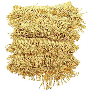 Frange en fil de soie 100% pure, style uni, personnalisable, pour usage domestique et hôtelier, vente en gros - Product Image 3