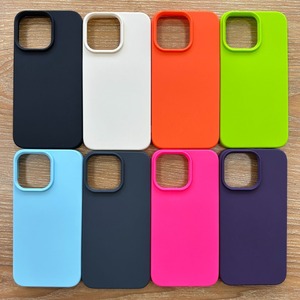 Funda de teléfono TPU suave de color de moda para <span class=keywords><strong>iPhone</strong></span> 16 15 14 13 12 11 Pro Max X XS XR 7 8 Plus - Product Image 1
