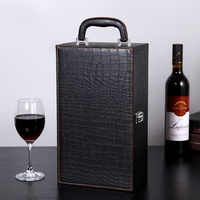 Juego de licor plegable de lujo personalizado Champagne Whisky Botellas de vino tinto Vidrio Vino Embalaje de papel Caja de regalo