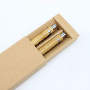Stylos en bois et bambou écologiques personnalisés, stylos promotionnels en bois avec logo personnalisé, stylet en bambou avec étui, coffret cadeau - Product Image 6