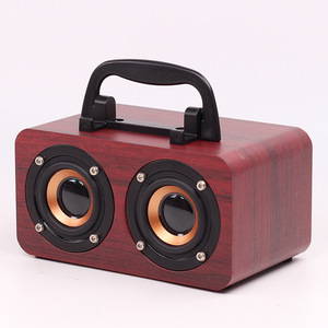 ลำโพงไม้ FT-4002 ไร้สายแบบพกพาพร้อมซับวูฟเฟอร์ลายไม้เรดวูด - Product Image 1