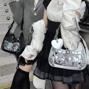Sac à bandoulière pour femme Y2k mignon, élégant, doux, Lolita Jk Ita, sac transparent, littéraire, Kawaii, exquis, sac à main féminin - Product Image 2