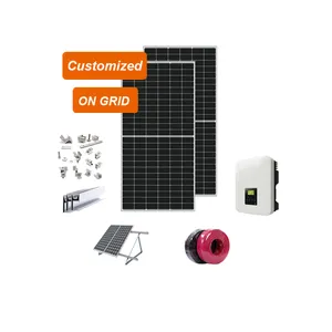 Hot Sale Photovoltaic Solar Panel 10Kw Price 20Kw On-Grid Energy 5Kw 10 Kw On Grid Solar Power System