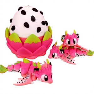 Modelo de Huevo de Dragón Impreso en 3D, Articulado y Móvil, Juguete de Descompresión para Niños Pequeños, Escala 1/12, para 7-12 Meses - Product Image 2