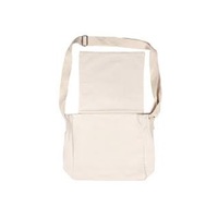 Tas Selempang Kanvas Katun Bohemian Logo Kustom Ramah Lingkungan Tahan Air dengan Tali Serut, Tas Jinjing Bahu Crossbody untuk Unisex