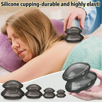 Nouvel ensemble de ventouses de massage sportives double style en silicone sous vide pour le corps