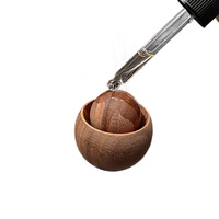 Diffuseur d'huiles essentielles en bois fait main pour la maison et la voiture, petit diffuseur en forme d'œuf pour la maison et la climatisation automobile