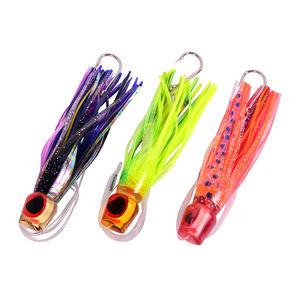 Tête en PVC de 8,5 pouces pour leurre de pêche en mer, leurre dur pour la pêche à la traîne, pour truite, marlin, thon, brochet et sandre, leurre de pêche à la traîne - Product Image 1