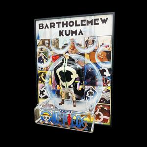 Figurine d'anime en 3D stéréoscopique encadrée Bartholemew Kuma de ONE PIECE, peinture créative, ornement de bureau et de mur - Product Image 3