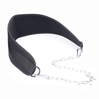Ceinture de musculation en EVA robuste avec chaîne en acier pour tractions et dips, idéale pour la musculation en salle de sport commerciale, personnalisable avec logo.