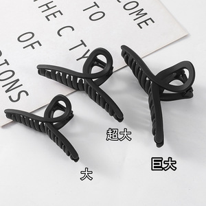 Large Hair <b>Clip</b> Shark <b>Clip</b> Women's Hair Accessory 14 Cm Plastic Resin Daily Use - Product Image 1