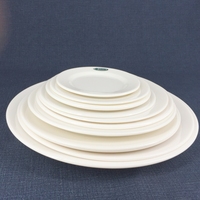 Assiette plate classique en mélamine de 8 pouces, de haute qualité, écologique, incassable, légère, personnalisable, de qualité alimentaire, compatible lave-vaisselle