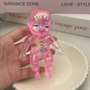 QYS Sparkly Glitter <b>Baby</b> Soft Stretch Squeeze Sensory Fidget Toys Stress Relief Toys TPR Squishies Toys Kids Adults - Product Image 4