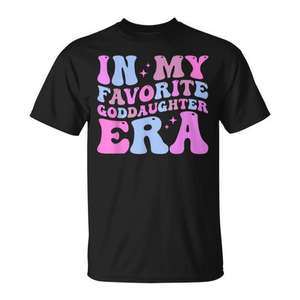 Camiseta retro para mujer con la frase "In My Favorite Goddaughter Era", regalo para el Día de la Madre - Product Image 1