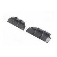 2 PIÈCES En Fiber De Carbone Arrière Diffuseur de Lèvre Pour Volkswagen VW Golf 6 VI MK6 R20 2010-2013 Pare-chocs arrière Garnitures de Couverture de Voiture de Garde Style