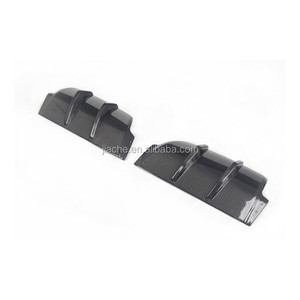 2 PCS In Fibra di Carbonio Posteriore Lip Diffusore Per <span class=keywords><strong>Volkswagen</strong></span> VW <span class=keywords><strong>Golf</strong></span> 6 <span class=keywords><strong>VI</strong></span> MK6 R20 2010-2013 Paraurti Posteriore finiture di copertura Guardia Car Styling - Product Image 5