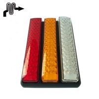 Feu arrière LED multifonction étanche 12V universel pour véhicules utilitaires (feu stop, clignotant, marche arrière)