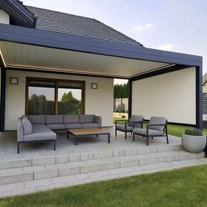 <span class=keywords><strong>Pergola</strong></span> <span class=keywords><strong>bioclimatique</strong></span> automatique à toit à lamelles imperméable 6m x 4m, gazebo électrique, <span class=keywords><strong>pergola</strong></span> <span class=keywords><strong>bioclimatique</strong></span> en aluminium à lamelles - Product Image 2