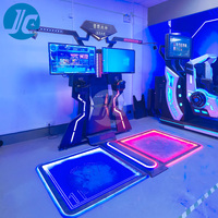 Simulador de Juego de Combate en Realidad Virtual 9D con Estructura de Aluminio y Metal para Uso en Interiores/Exteriores para Centros Comerciales