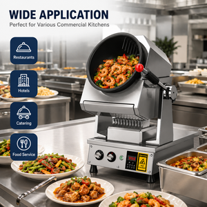 Máquina Comercial para Saltear con Gas, Robot de Cocina Automático, Wok de Acero Inoxidable a Gas LPG para Cocina Profesional de Restaurante - Product Image 5
