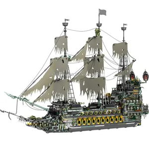 Reobrix 66037 Compatible MOC 16016 The Flying Dutchman Assembly Model Building Block Kids Bricks Toys Gifts Christmas Toys