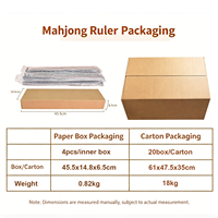 Support de Mahjong en Acrylique Effet Écaille de Tortue avec Poussoirs – Accessoires Porte-Pièces de Mahjong en Acrylique