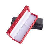 Boîte à stylo d'affaires de luxe haut de gamme à logo personnalisé Boîte à stylo plume Boîte cadeau en PU OEM Étui à stylo personnalisé