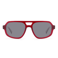 Lunettes de soleil carrées rétro surdimensionnées en acétate, unisexe, de luxe, à double pont, protection UV400, fabrication sur mesure, haute qualité, modèle 2026