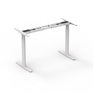 Height Adjustable <b>Computer</b> <b>Desk</b> Frame With Dual Motors Two Section Electric Legs For Home Use - Product Image 1