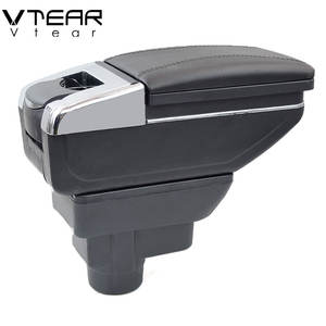 Vtear Per <span class=keywords><strong>Opel</strong></span> Corsa bracciolo in pelle archivio centrale scatola di immagazzinaggio filo rosso auto-styling interni ABS bracciolo <span class=keywords><strong>accessori</strong></span> 11-13 - Product Image 4