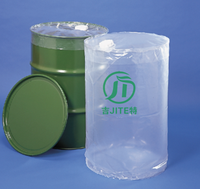 Sacs de protection transparents en BOPP/PVC pour fûts IBC de 208L/1000L avec fermeture éclair, anti-rouille