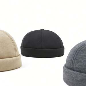 Primavera Verano coreano Skullcap mujeres japonés Yupi Sin borde marinero Hip Hop hombres calle Retro moda chino propietario sombrero - Product Image 4