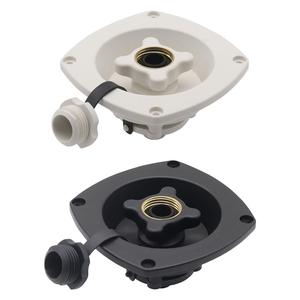 Entrée de remplissage d'eau blanche pour camping-car avec porte de contrôle pour utilisation marine Composant et système essentiels pour camping-car - Product Image 5