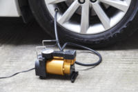 Mini compresseur d'air classique pour voiture, Portable et avec poignée, pompe de véhicule, DC 12V et OEM
