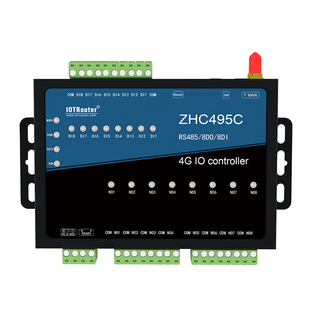 Industrial IoT Gateway LTE Industrial 8DI 8DO Rs485 Gsm 4G Rs485 Modbus Rtu/DTU TCP MQTT M2M IoT Gateway Gsm Gateway with Sim...