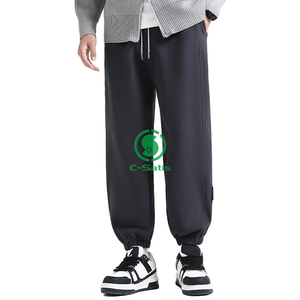 Men Wind Resistant <strong>Chino</strong> Jogger Pants Autumn Winter New Arrival Relaxed <strong>Cuffed</strong> Ankle Trousers Outdoor Casual Sports Bottoms - Product Image 1