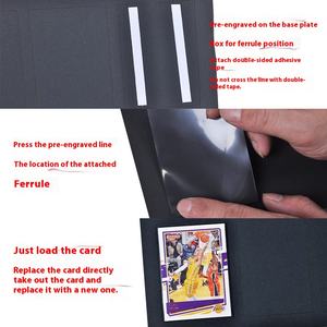 野球カード収納ボックススポーツアクリルカードディスプレイフレームUV保護付きロック可能ウォールキャビネットトレーディングディスプレイケース - Product Image 4