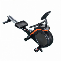 Máquina de Remo con Resistencia Magnética de 16 Niveles, Transmisión por Correa Silenciosa, Monitor LCD, Entrenador de Ejercicio Físico para el Hogar, Entrenamiento de Cuerpo Completo, 120 kg