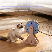 Jouet transfrontalier pour chat, moulin à vent en feutre, résistant aux morsures, amusant, avec coutures, puzzle interactif, pour l'auto-entretenement et anti-ennui