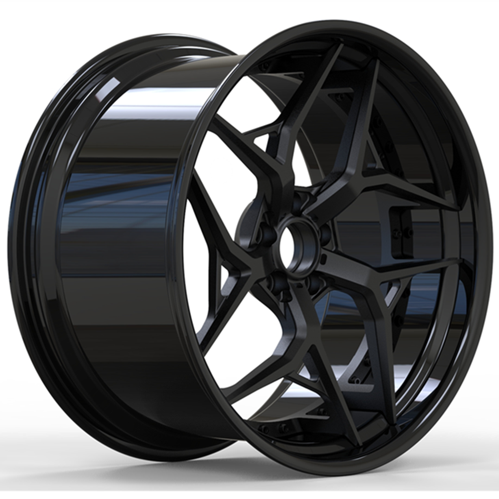 source 新设计定制2件轮辋6061t合金轮毂18 19英寸锻造轮辋 on m.