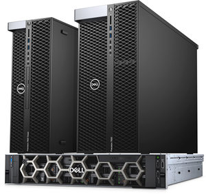 Station de travail informatique <span class=keywords><strong>Dell</strong></span> Precision T7820 personnalisable avec processeur Xeon Gold, 16 Go de RAM, 512 Go de stockage, 2 disques durs, carte graphique T400-4G - Product Image 4