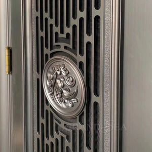 Liberia Modern Elegant Fire Proof Burglar Mesh Pu Painting Entrance Interior <strong>Security</strong> Steel Door for <strong>Office</strong> <strong>Building</strong> - Product Image 4