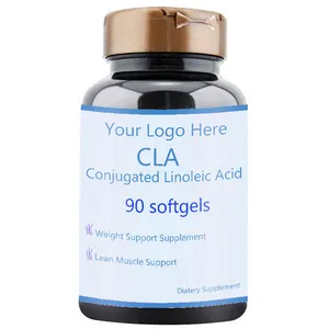 CLA Conjugated linoleic Acid Softgels 90แคปซูลการจัดการน้ำหนักสำหรับการลดน้ำหนักและการสูญเสียไขมันที่มีฉลากส่วนตัวที่กำหนดเอง
