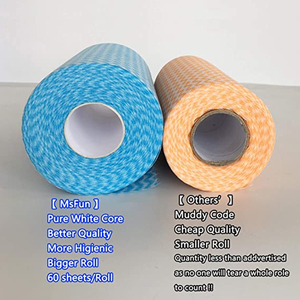 Paños Reutilizables Compostables y Desechables en el Inodoro, Paños Multiusos <span class=keywords><strong>para</strong></span> Limpieza del Hogar y la Cocina, Rollo de <span class=keywords><strong>Toallas</strong></span> de Papel <span class=keywords><strong>para</strong></span> Cocina - Product Image 4