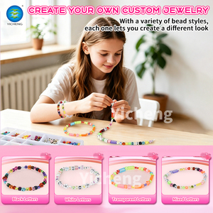 ชุดทำเครื่อง<span class=keywords><strong>ป</strong></span>ระดับลูก<span class=keywords><strong>ป</strong></span>ัด DIY สำหรับเด็กผู้หญิง ชุดลูก<span class=keywords><strong>ป</strong></span>ัดตัว<span class=keywords><strong>อักษร</strong></span>รัสเซีย ชุดทำสร้อยข้อมือ สร้อยคอ ของเล่นสำหรับเด็ก งานฝีมือสร้างสรรค์ - Product Image 6